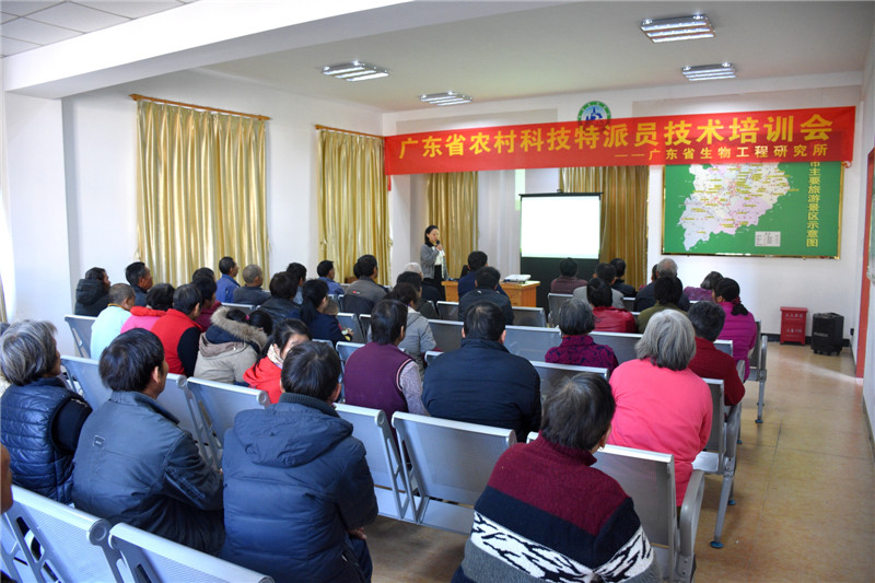 广东省科学院农村科技特派员赴梅州下乡进村开展技术培训会