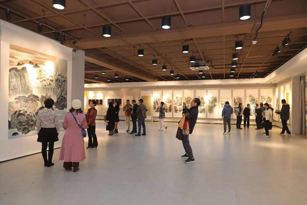 粤科网-当代岭南名家书画作品邀请展在华农艺术学院举办